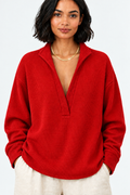 Red - Shiny Gold Necklace
