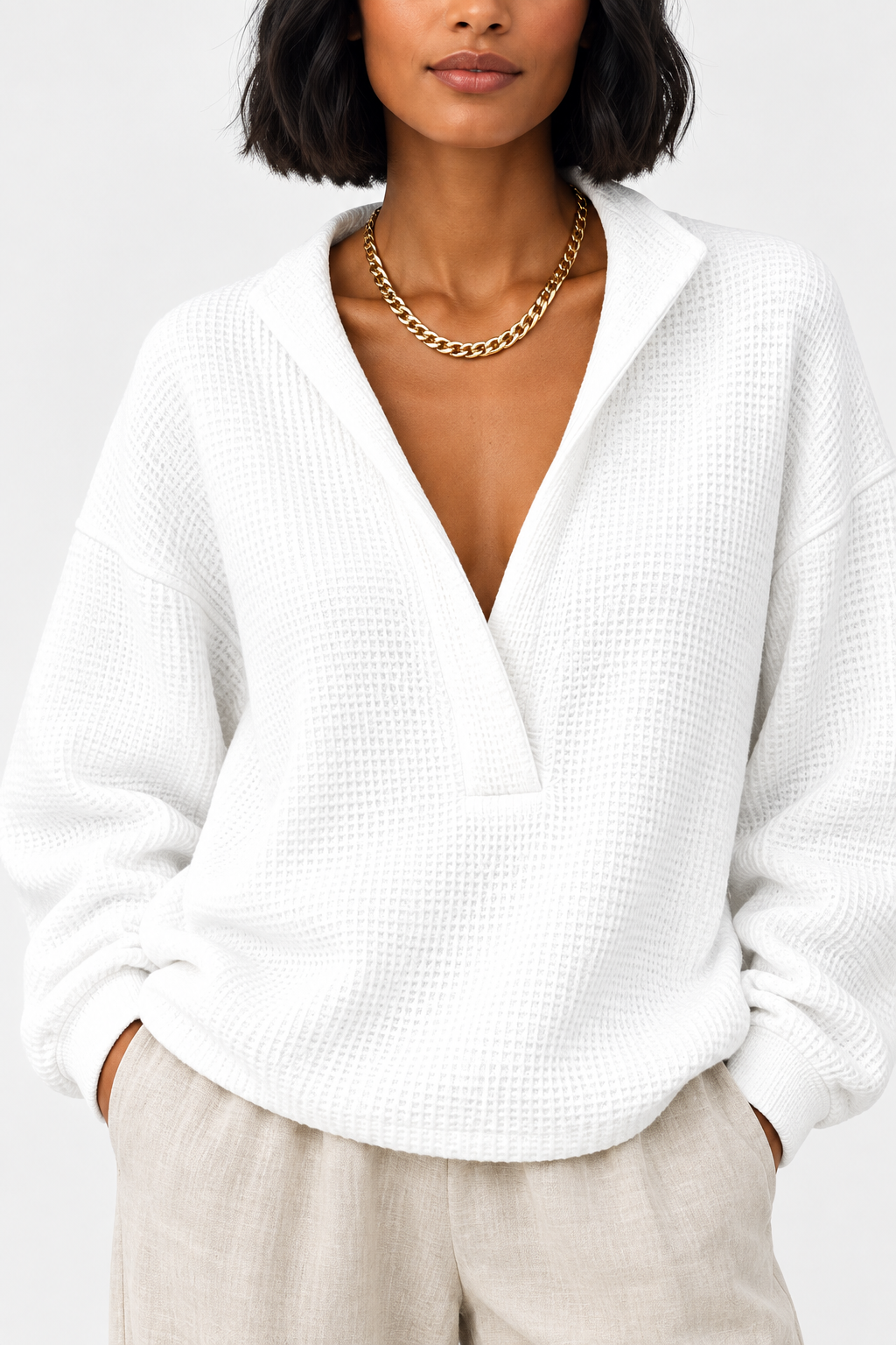 White - Gold Necklace
